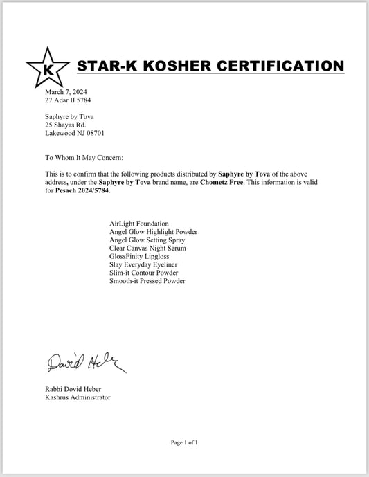 Star-K Kosher Certification Passover/ Pesach 2024