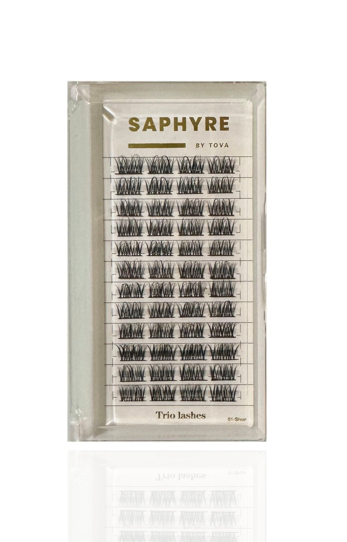 Saphyre by Tova Trio Cluster false lashes (non pre-glued) KFP
