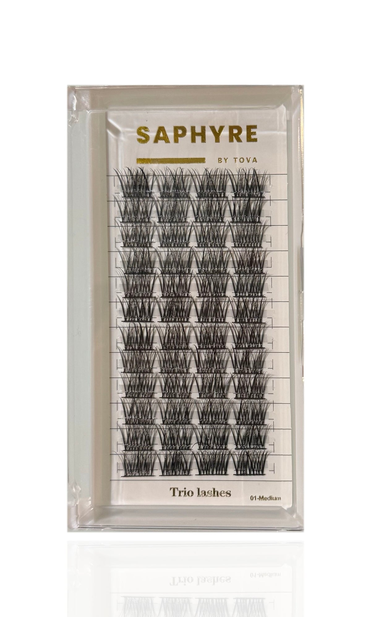 Saphyre by Tova Trio Cluster false lashes (non pre-glued) KFP