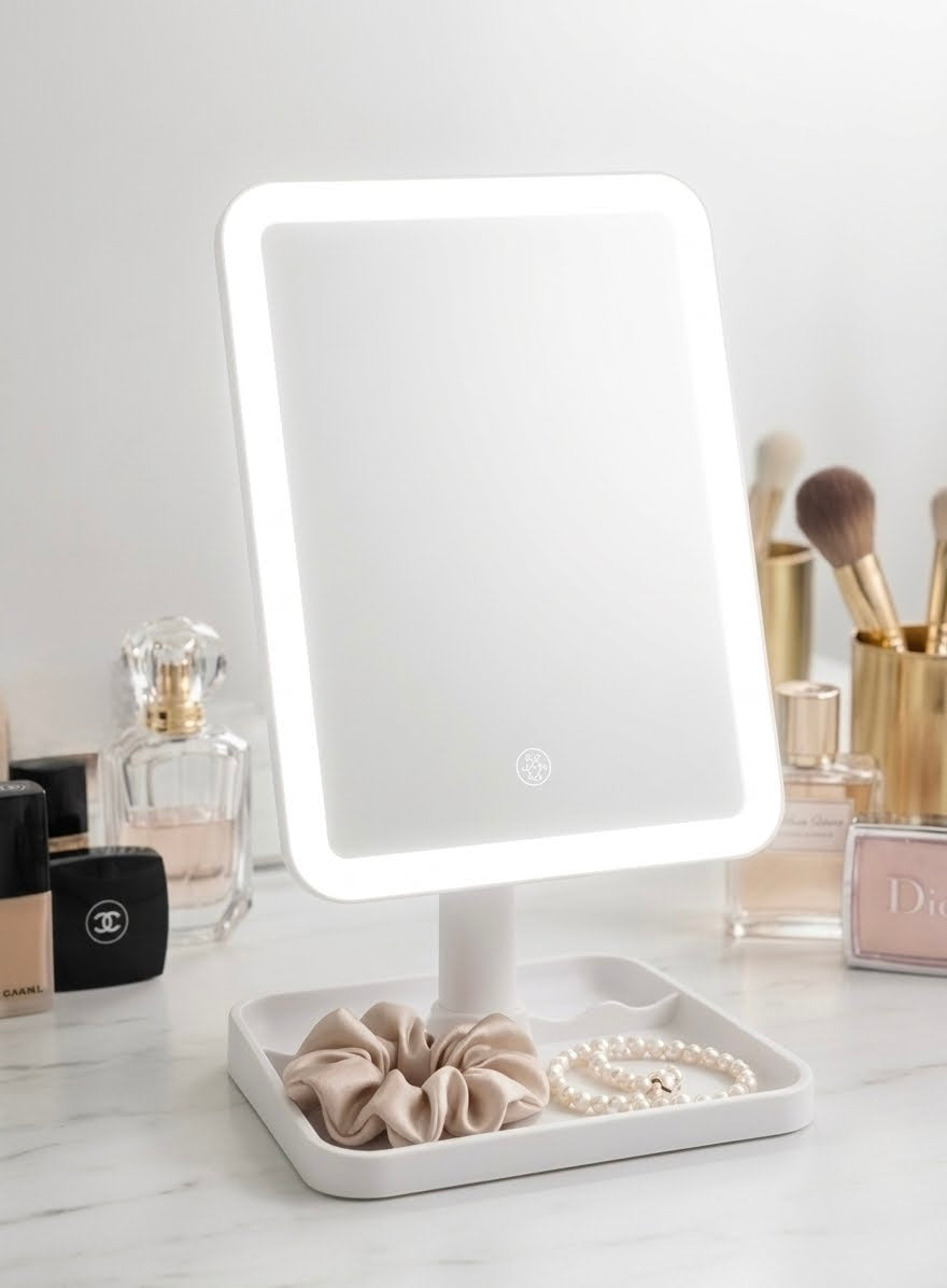 Rechargeable Lit Makeup Mirror