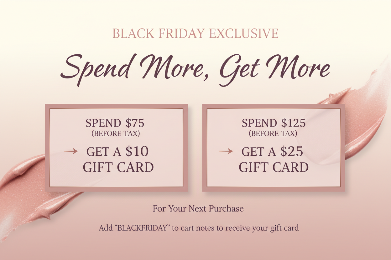 Black Friday Promotion - Side by Side with Lipstick Swatches